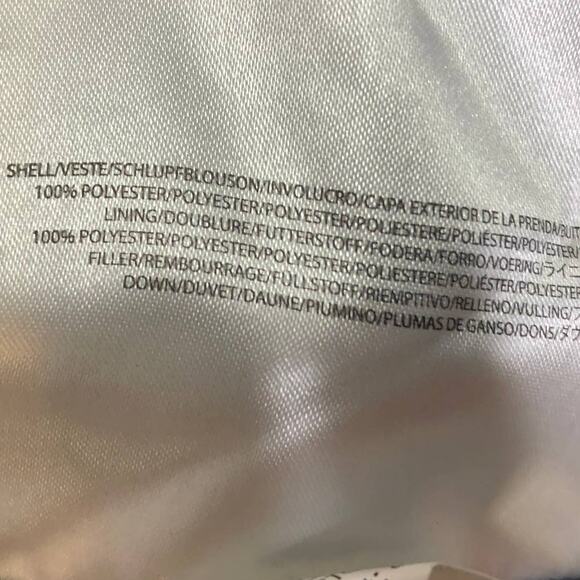 Spyder Timeless Down Jacket Winter Coat Puffer Black Glossy Zip Up High Neck L - Picture 10 of 13